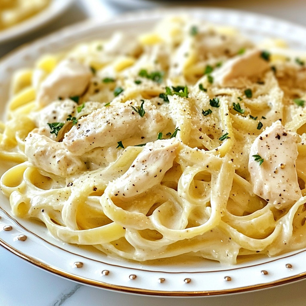 Instant Pot Chicken Alfredo Creamy Dinner Delight