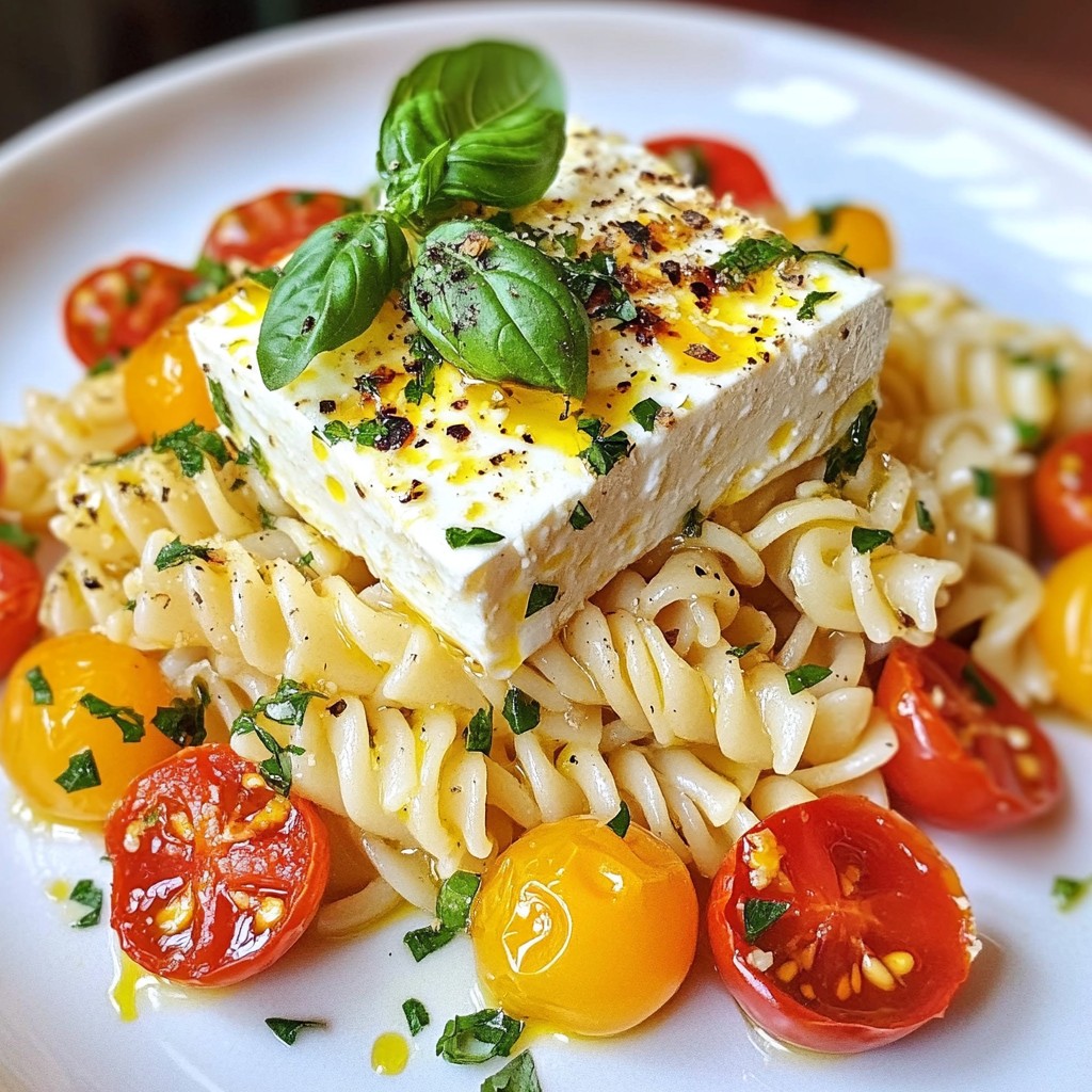 Baked Feta Pasta TikTok Trend Easy and Tasty Recipe