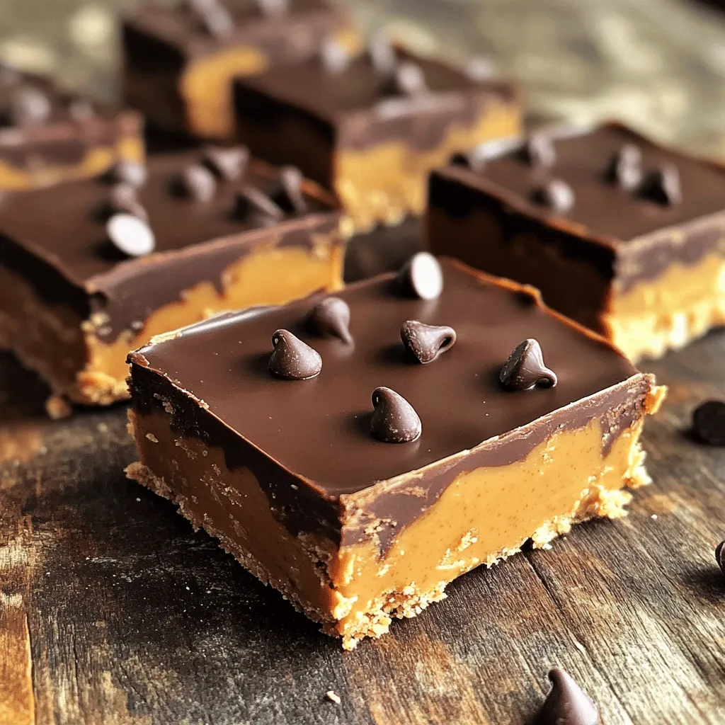 No-Bake Chocolate Peanut Butter Bars Delightful Treat